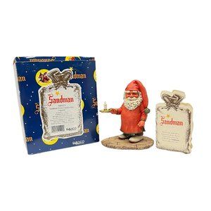 Enesco Sandman with Candleholder Figurine Klaus Wickl 1994 Christmas # 340553